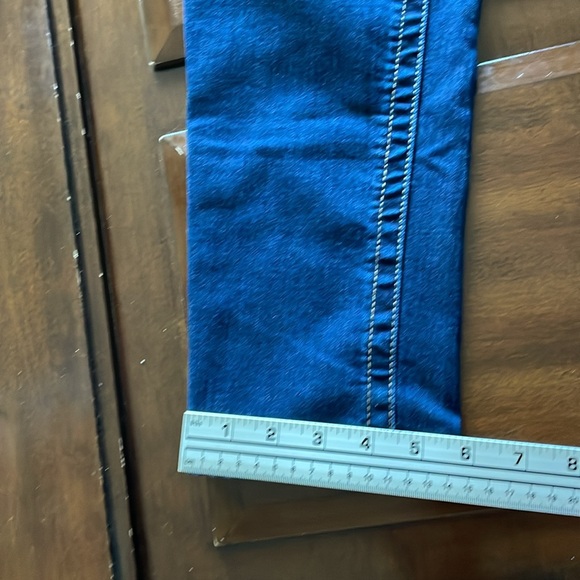 Women’s size 12 seven7 tummyless high-rise skinny blue jeans - Picture 3 of 16